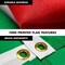 G128 Combo Pack: 6 Feet Tangle Free Spinning Flagpole (Silver) Italy Italian Flag 3x5 ft Printed 150D Brass Grommets (Flag Included) Aluminum Flag Pole